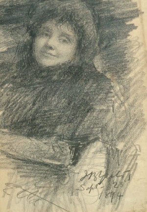 Circle of Jack Butler Yeats 1871 1957 Portrait of a