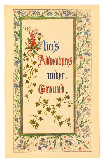 CARROLL LEWIS Dodgson Charles Lutwidge Alice s Adventures Under Ground