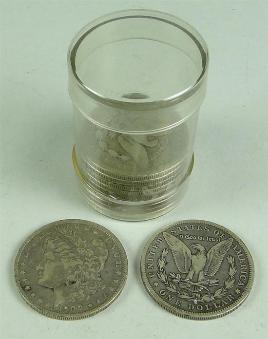 8 Morgan Dollars 1899 0 VF 1900 0 VF 1901