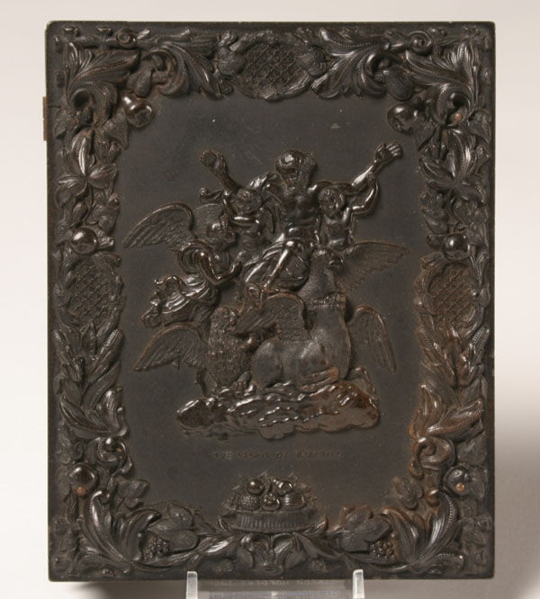 Holmes Booth Haydens gutta percha case featuring a biblical figural