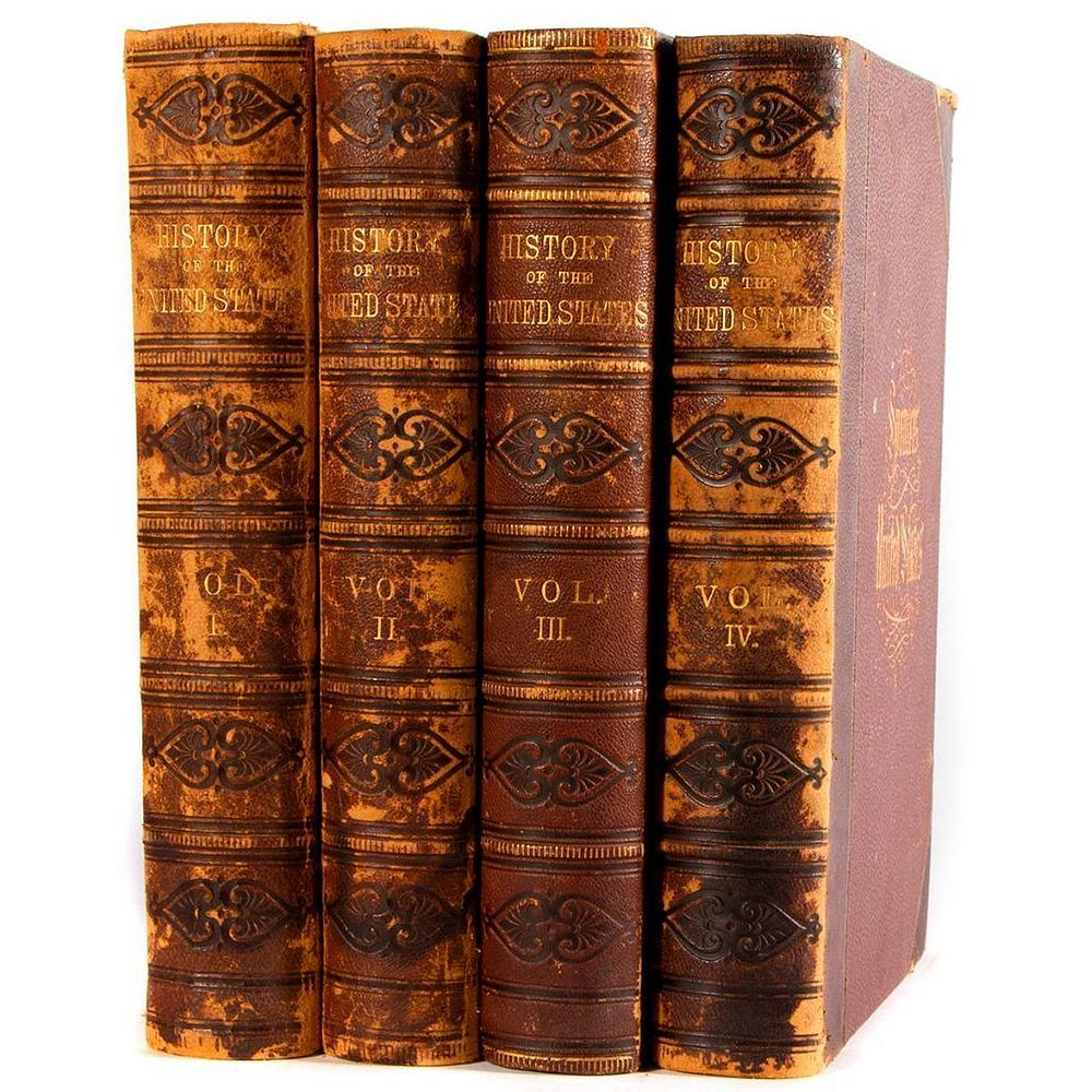History of the United States Four Volumes 1866 Title History