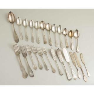 Assorted Vanderslice Silver Flatware 24 pieces assorted Vanderslice silver flatware