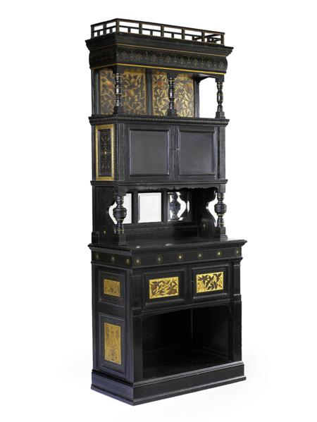 DANIEL COTTIER 1838 1891 FOR COTTIER CO ATTRIB SIDE CABINET
