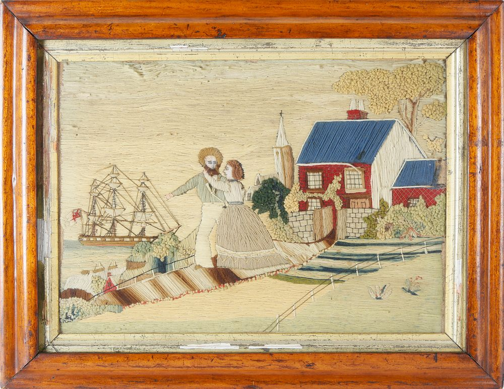 British Sailor s Woolwork A Sailor s Farewell circa 1860