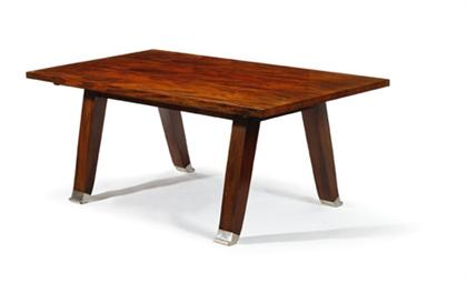 Uknown Art Deco desk Rosewood with additional glass top over