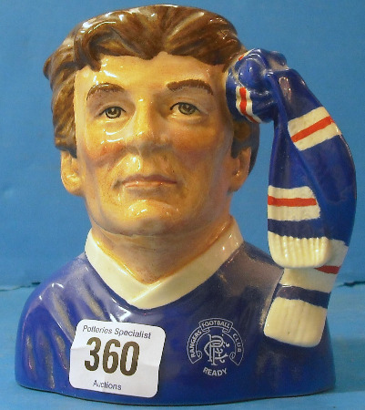 Royal Doulton Intermediate Rangers Football Supporters Character Jug D6929