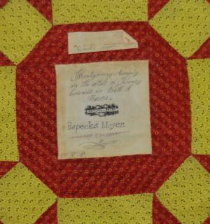 30 Montgomery Co PA Signature Quilt Pieces 30 Montgomery County