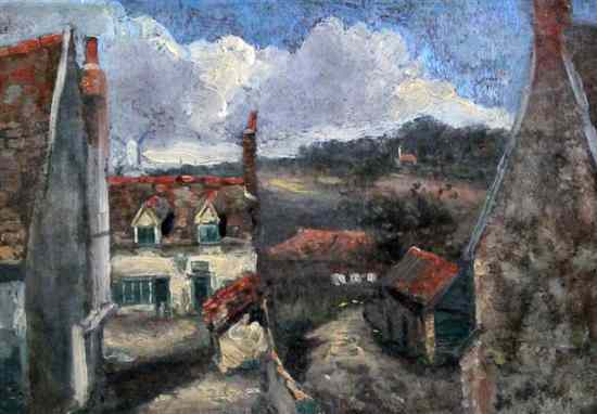 Thomas Churchyard 1798 1865 oil on board Goodings Yard Street