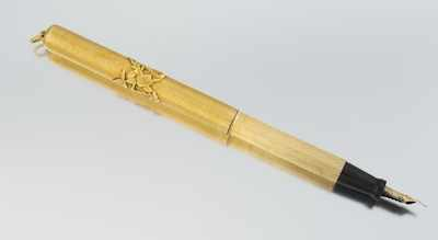 An 18k Gold Filled Fountain Pen 18k yellow gold filled