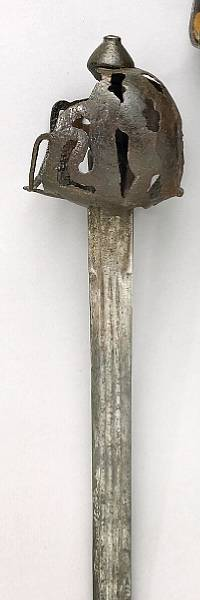 A Scottish ribbon hilt highland broadswordprobably second half 17th century