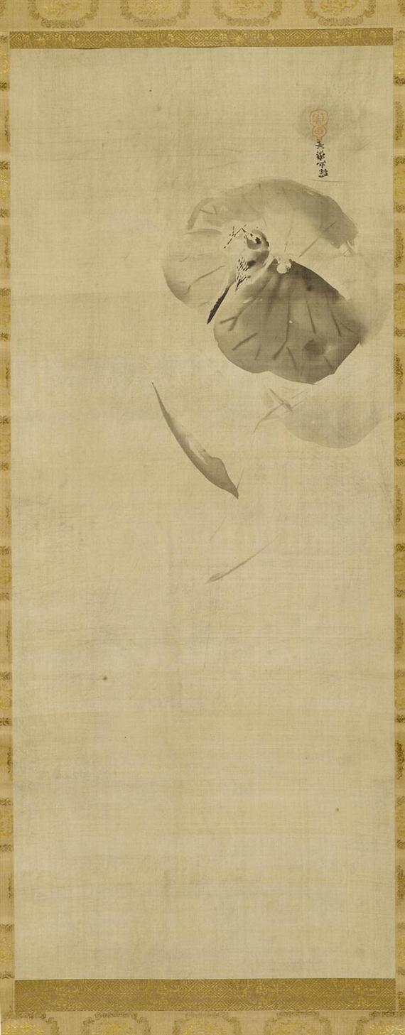A NICE PAIR OF KAKEMONO ATTRIBUTED TO KANO TAN Y