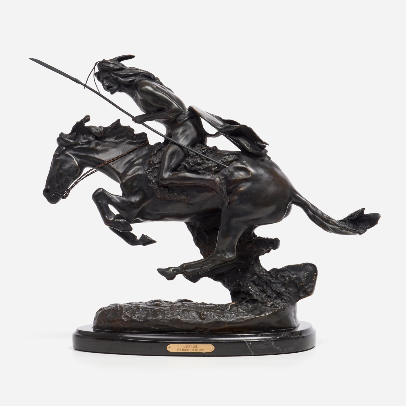 CHEYENNE BRONZE AFTER FREDERIC REMINGTON Frederic Remington after American 1861