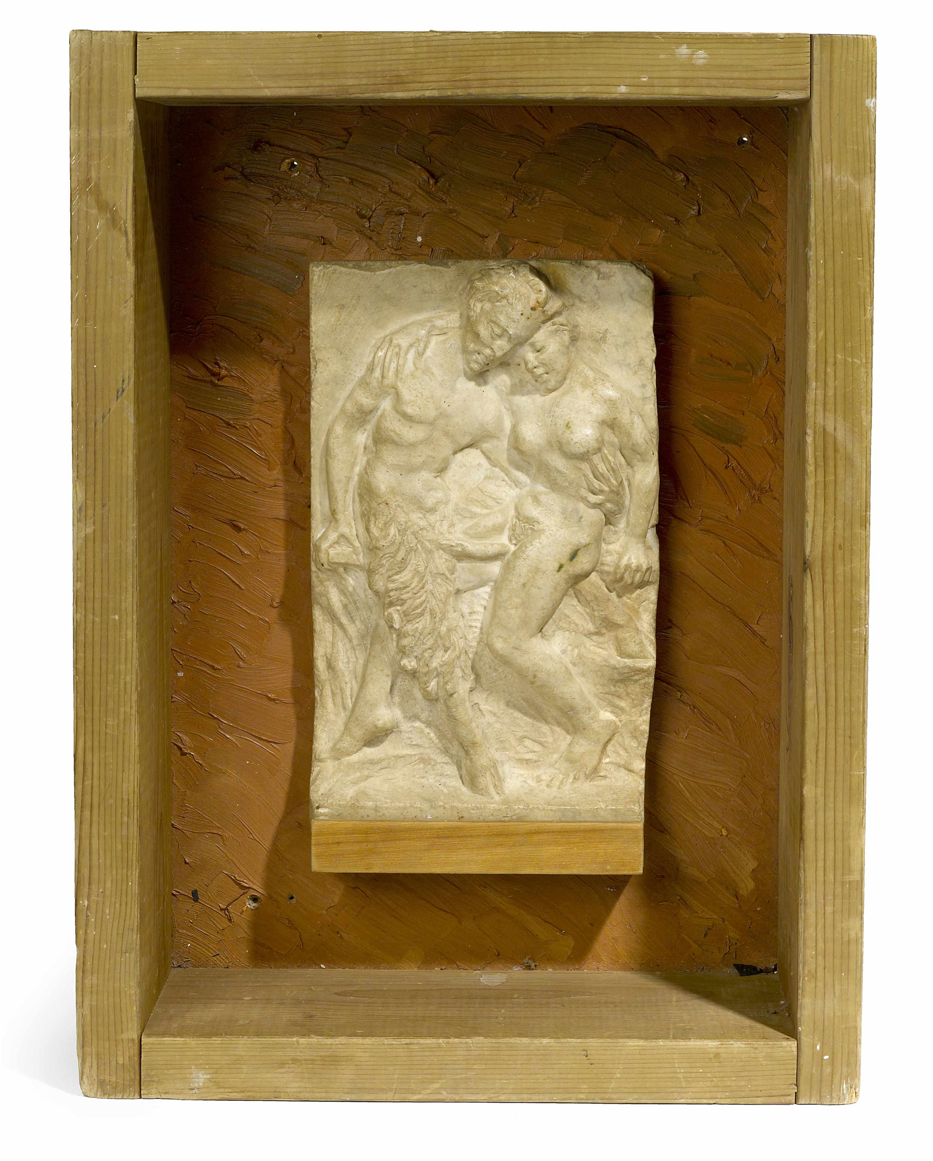 Property from the Estate of Rock Hudson A carved stone