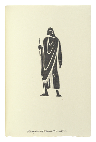 CRAIG EDWARD GORDON Black Figures One original hand printed plate