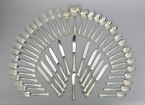 Towle Sterling French Provincial Luncheon Service for Eight This luncheon