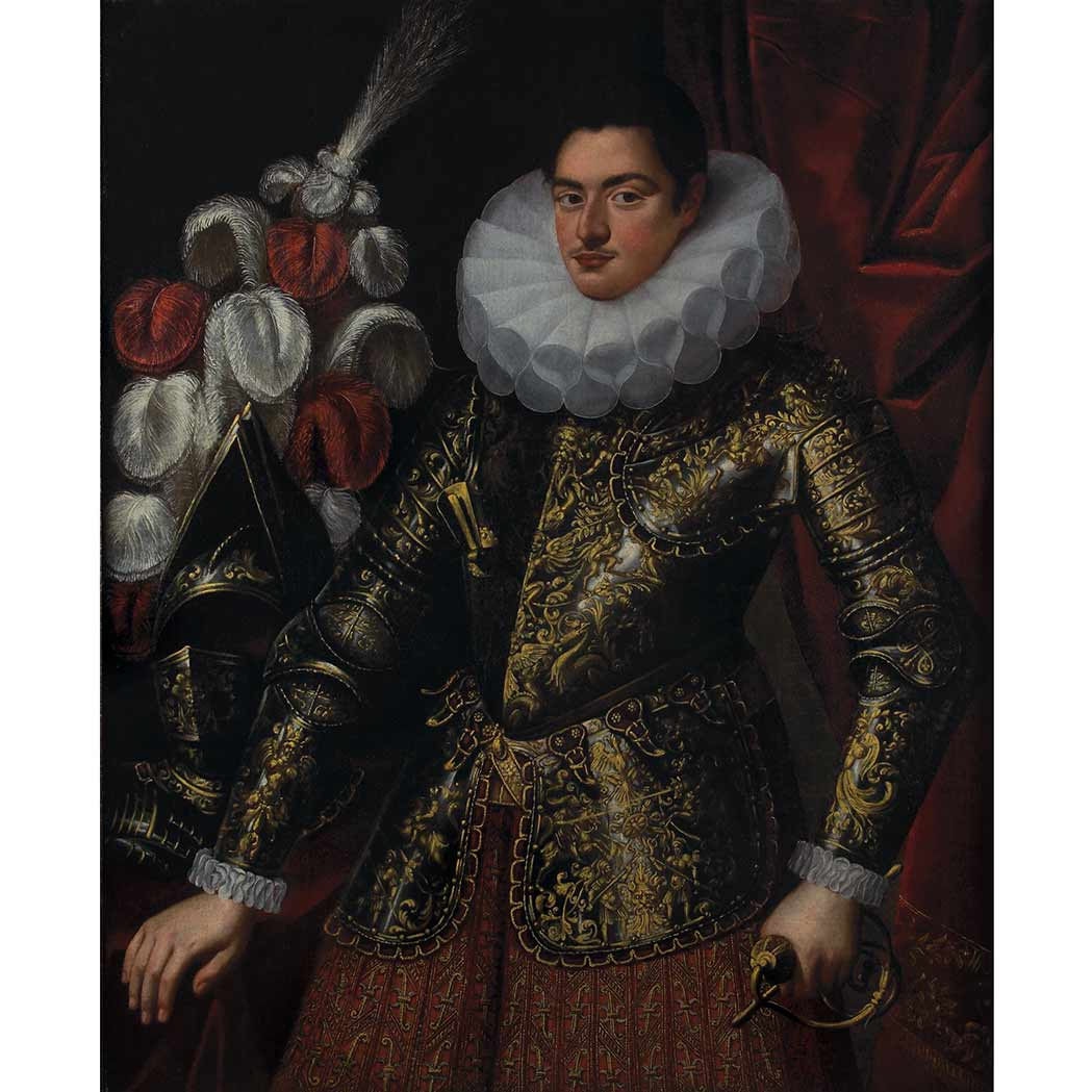 Milanese School Early 17th Century Portrait of a Nobleman in