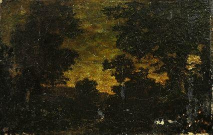 Manner of Ralph A Blakelock American 1847 1919 Dusk in