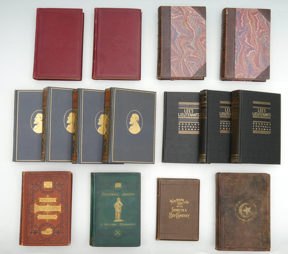 15 ANTIQUARIAN BOOKS ON THE CIVIL WAR Collection focuses mostly