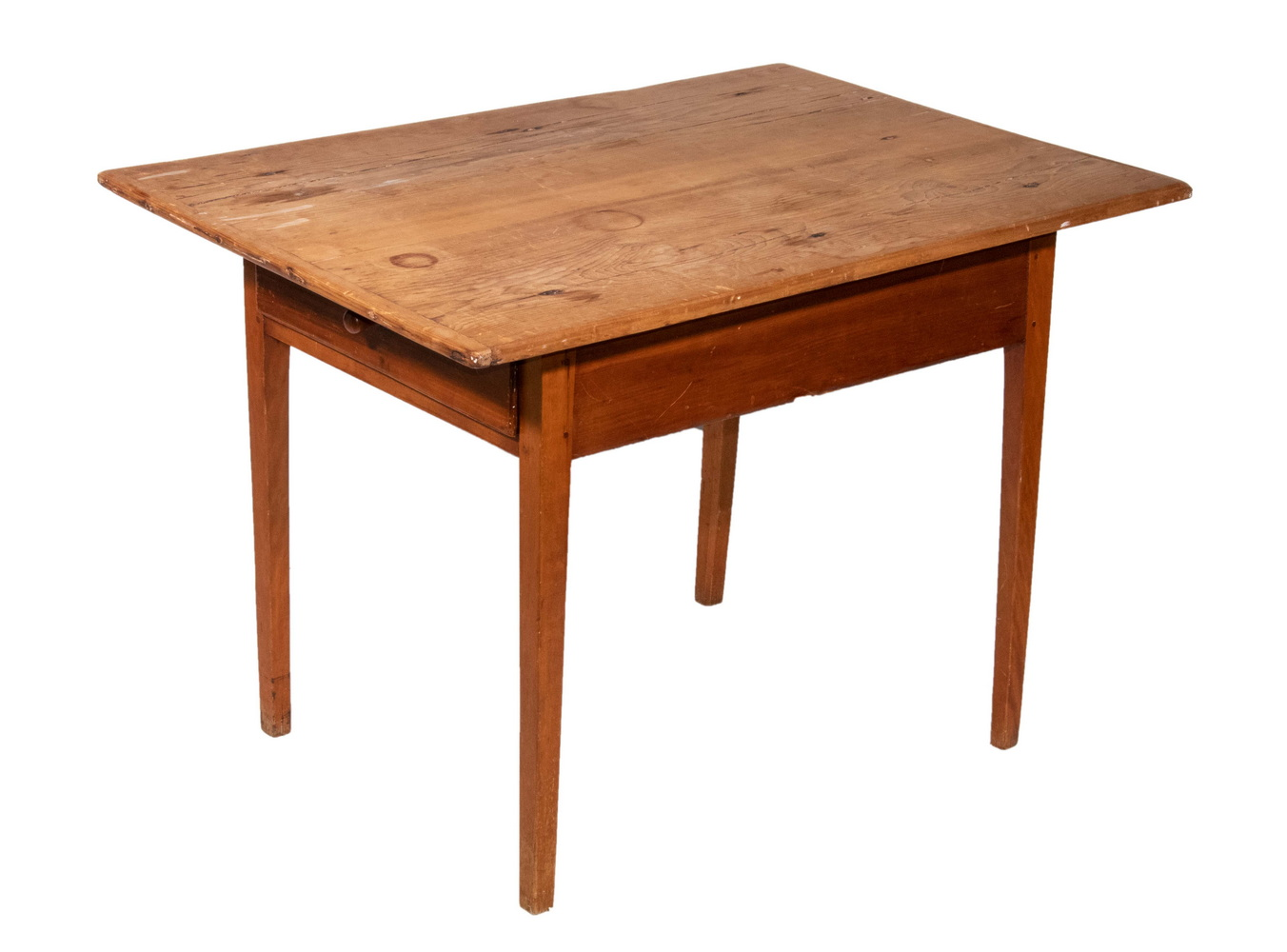 COUNTRY HEPPLEWHITE TAVERN TABLE Country Hepplewhite Rectangular Table having a