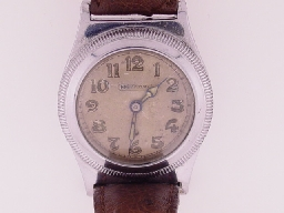 31 Harwood chrome cased Harwood lettering very faint on dial