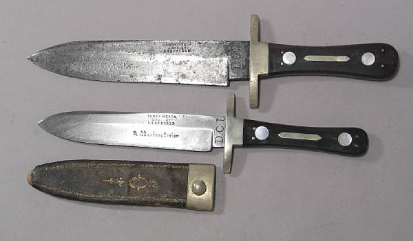 A lot of two English dirk knives by Westaprobably 3rd