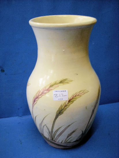 Moorcroft Salt Glaze Large Vase decorated in the Waving Corn