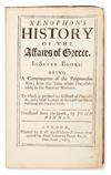 XENOPHON Xenophon s History of the Affairs of Greece English