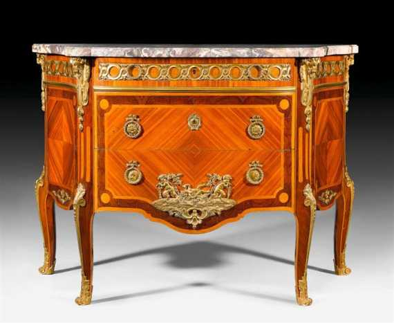 COMMODE A LA TOPINO Transition style Paris late 19th century