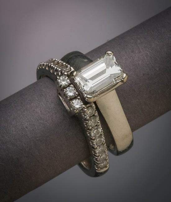 Lot 47 Property of Various Owners 18 Karat White Gold