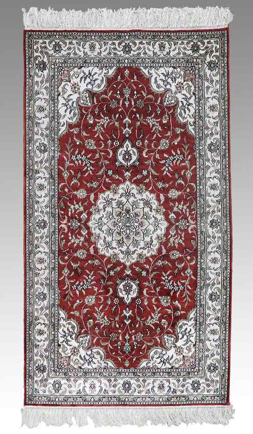 MODERN INDO PERSIAN HAND KNOTTED WOOL RUG 3 1 x