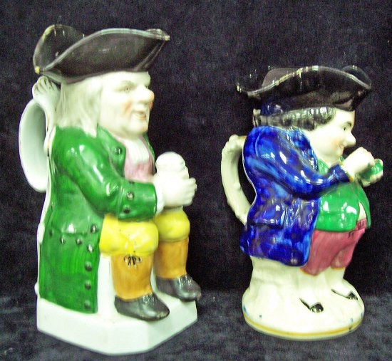 A Toby jug and cover 18 5cm 7 25 high