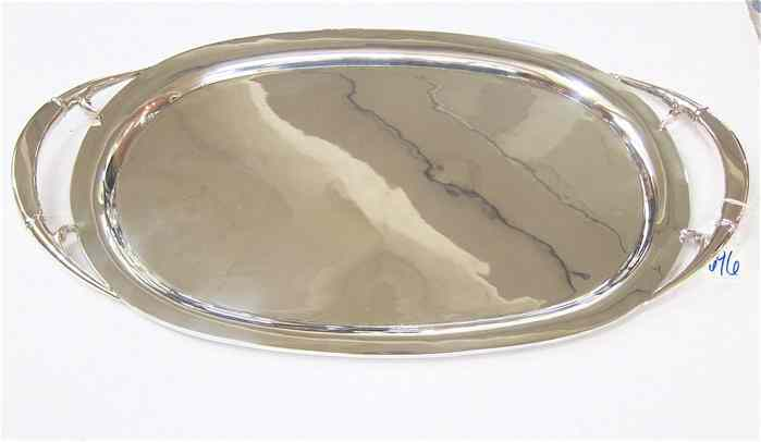 SANBORNS STERLING SILVER TRAY double handled marked Sanborns 8012 Mexico