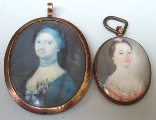 A late 18th century English School oval portrait miniature of