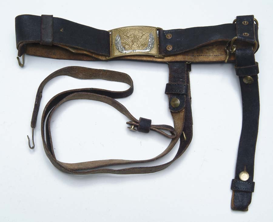 US CIVIL WAR MODEL 1850 SWORD BELT This is a