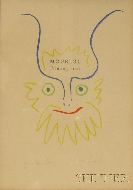 After Pablo Picasso Spanish 1881 1973 Mourlot Printing Press 1964