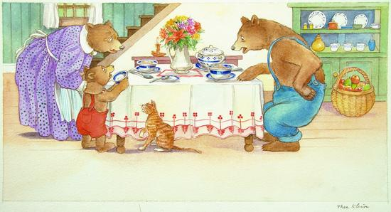 KLIROS Thea two watercolors for the three bears 1 Somebody