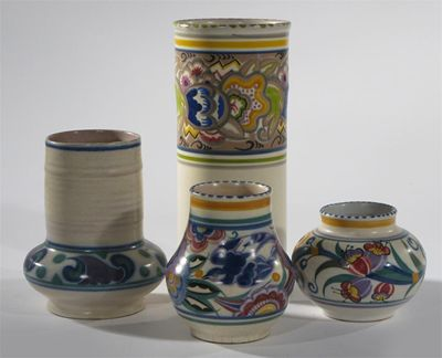 A Carter Stabler Adams Poole Pottery vase by Mary Brown