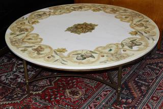 Continental style marble top low table Continental style marble top
