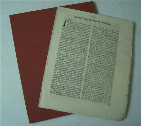 Fletcher of Saltoun Andrew A speech on the state of