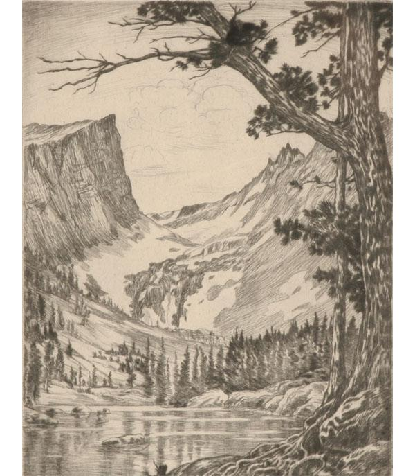 Lyman Byxbe American 1886 1980 Top of Long s Peak