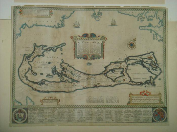 Speed John 1726 Map of Bermuda from The Prospect of