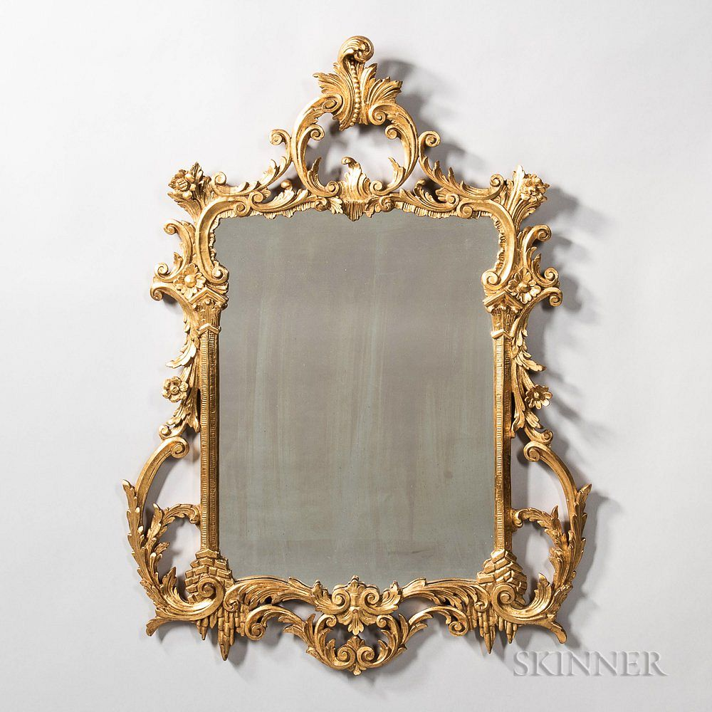 Rococo Revival Carved Giltwood Mirror Rococo Revival Carved Giltwood Mirror