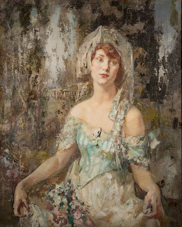 Fred Carpenter o c Portrait of Miss K Fred Green