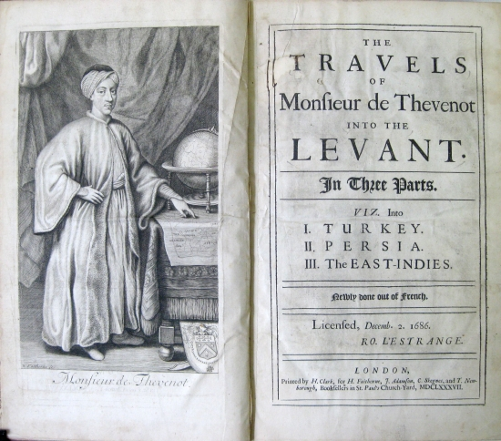 THEVENOT JEAN The Travels of Monsieur de Thevenot into the