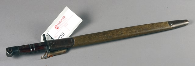 US M 1917 Bayonet Winchester made with Type I scabbard