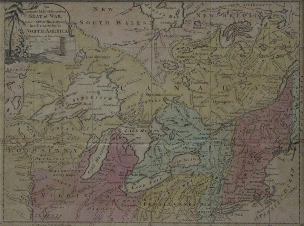 ACCURATE MAP OF THE PRESENT SEAT OF WAR BETWEEN GREAT
