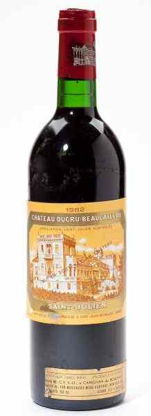 Chateau Ducru BeaucaillouSt Julien19821 bottlebn lbsl The 1982 is still