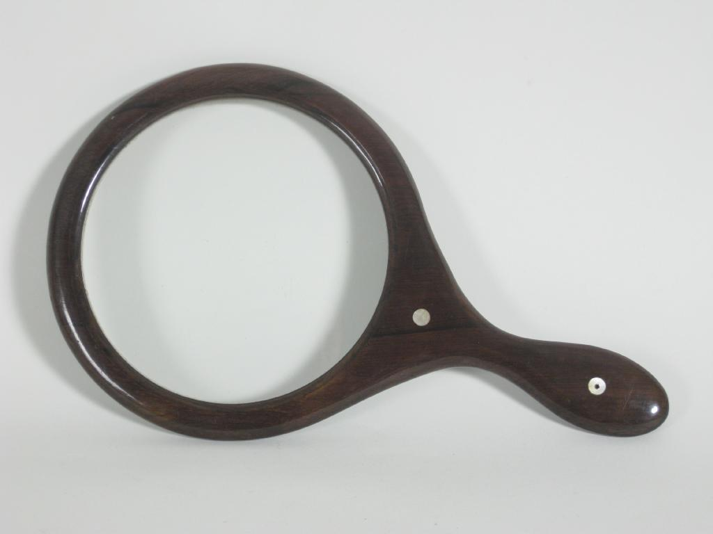 A 19th Century rosewood framed Table Looking Glass with mother