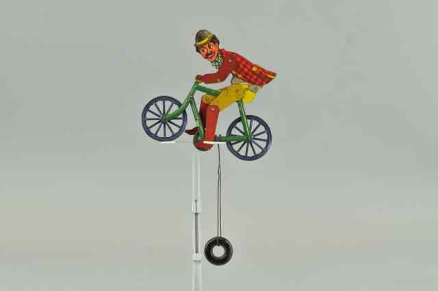 A C GILBERT HOBO BALANCE TOY 1920 s lithographed tin