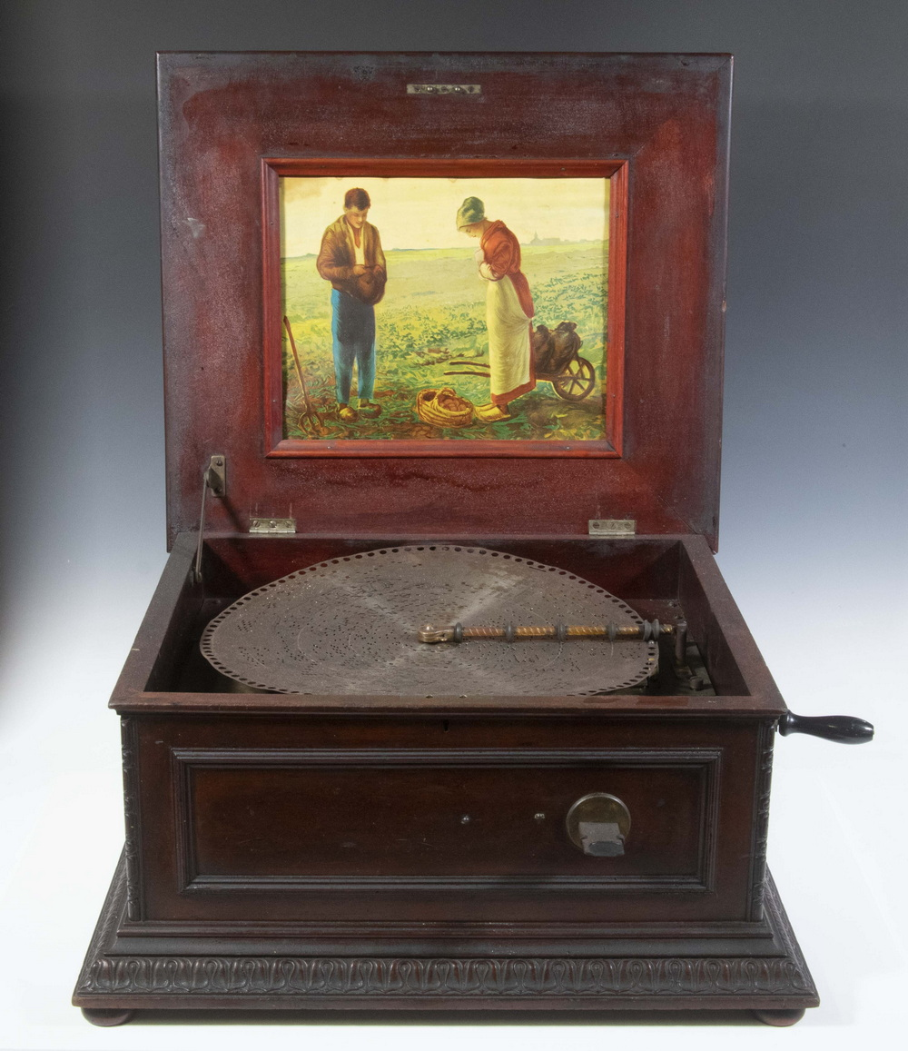 REGINA 1 CENT SALOON BARTOP MUSIC BOX CIRCA 1900 15